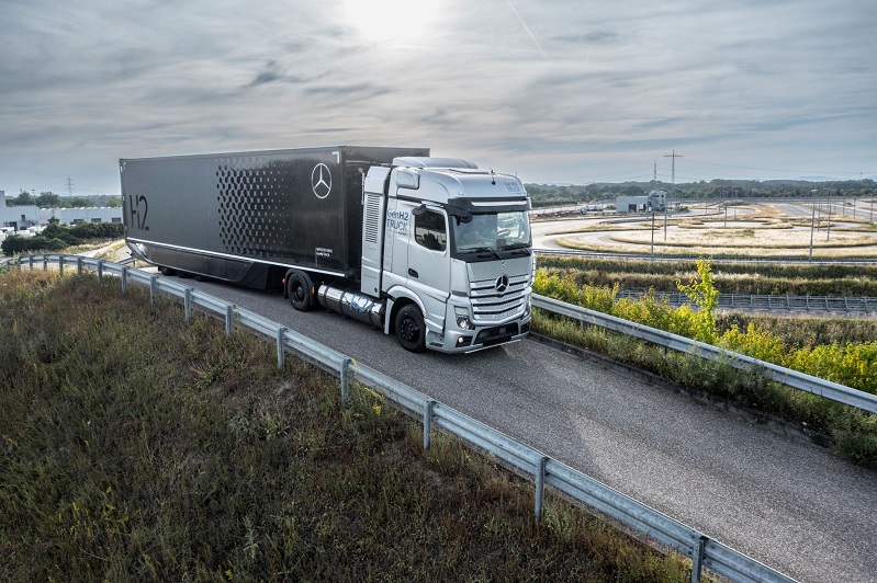 Daimler Truck Brennstoffzellen Lkw Fl Ssigwasserstoff